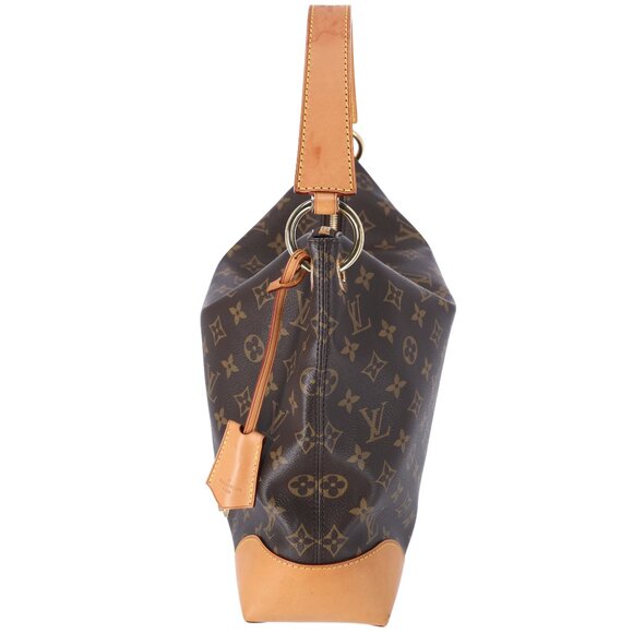 Louis Vuitton Berri PM Monogram Shoulder Bag Hobo M41623 Brown - Picture 4 of 12